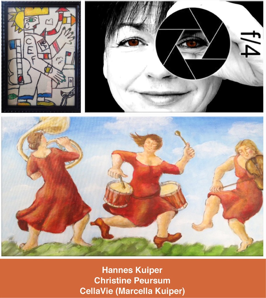 Poster Hannes, Christine en Marcella