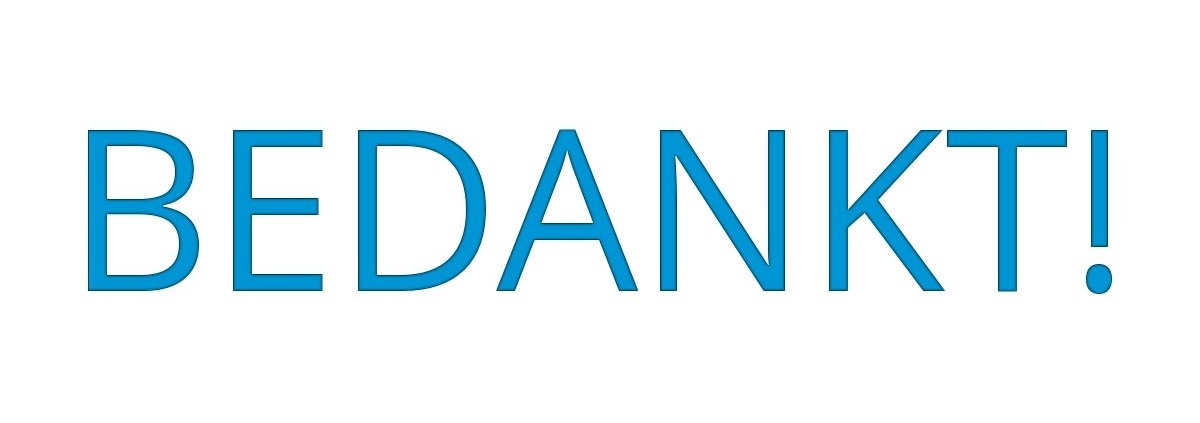 Bedankt