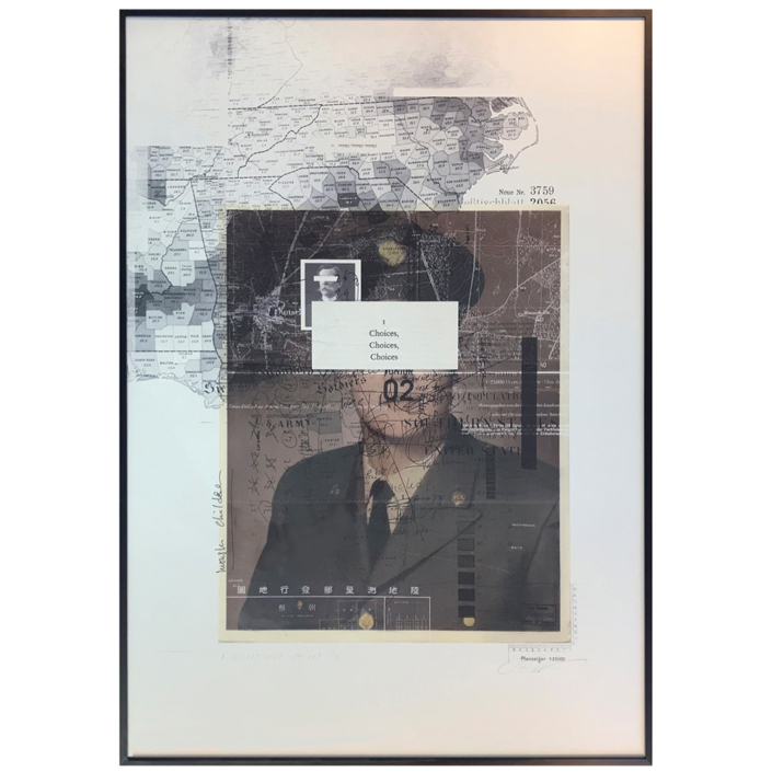 Charles Bruijn-a soldiers head choices-70x100cm a soldiers head choices