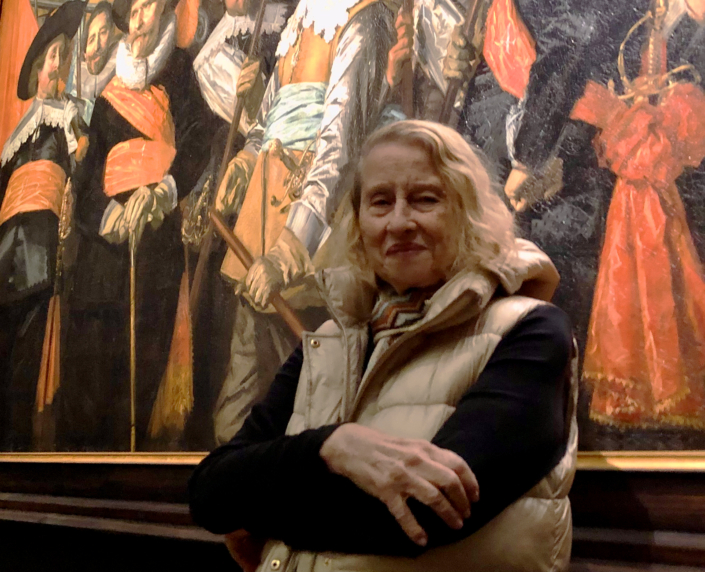 Anna Bella Geiger op werkbezoek in het Frans Hals Museum, oktober 2021 Anna Bella Geiger op werkbezoek in het Frans Hals Museum, oktober 2021