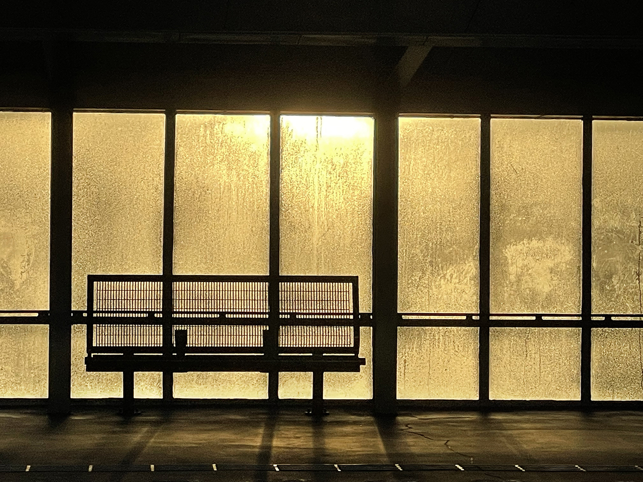 Jaap Lampe - bankje station Heemstede-Aerdenhout
