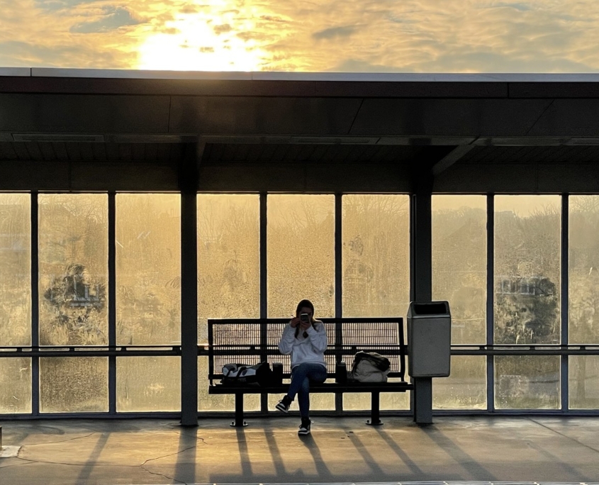 Jaap Lampe - Meisje op bank